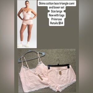 Skims cami and shorts set SKIMS